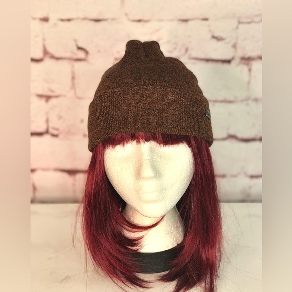 EASTERN MOUNTAIN SPORTS Unisex beanie knit cap hat brown and black One Size NWT - Picture 4 of 16